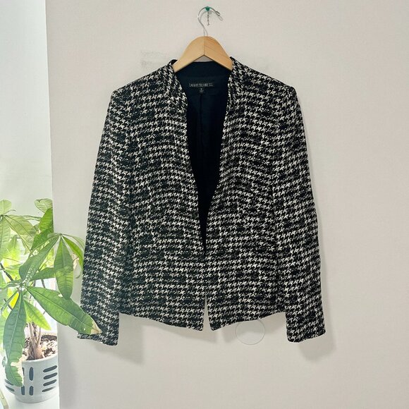 Lafayette 148 New York Jackets & Blazers - Lafayette 148 New York Black & White Print Blazer Jacket Size 12